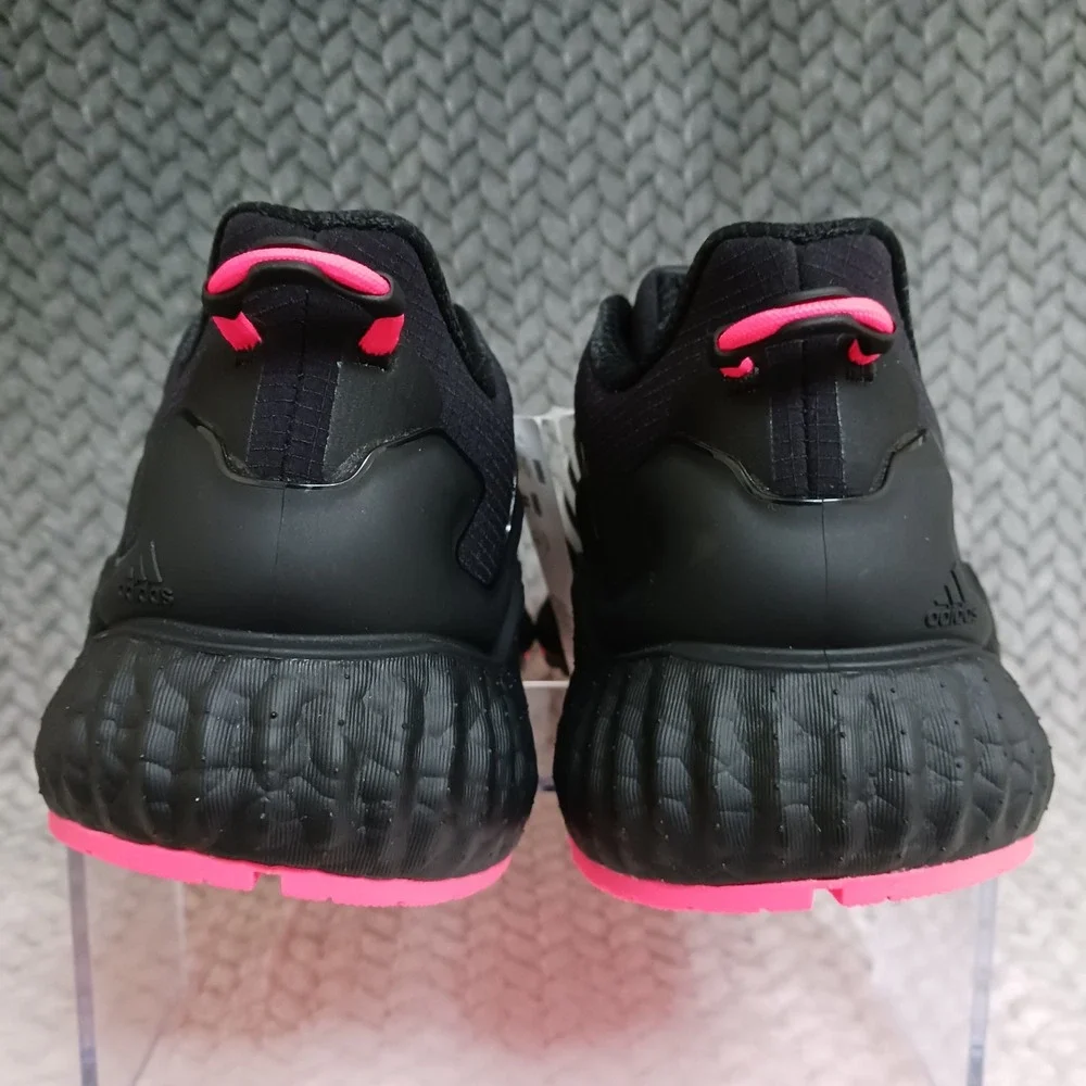 Adidas Climawarm LTD Men's Walking Running Sneakers Shoes Black Pink Size 6